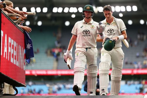 Steve Smith (L) and Pat Cummins (Credits: Getty)