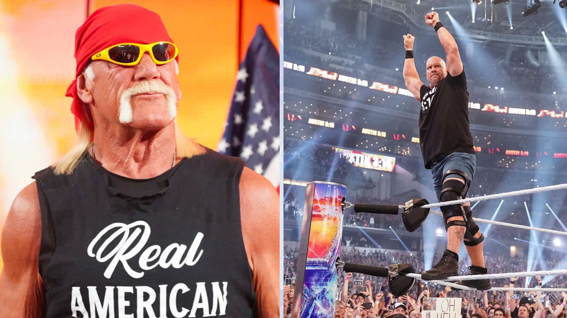 Hulk Hogan and Stone Cold Steve Austin are two of the greatest WWE names in history (via WWE.com)