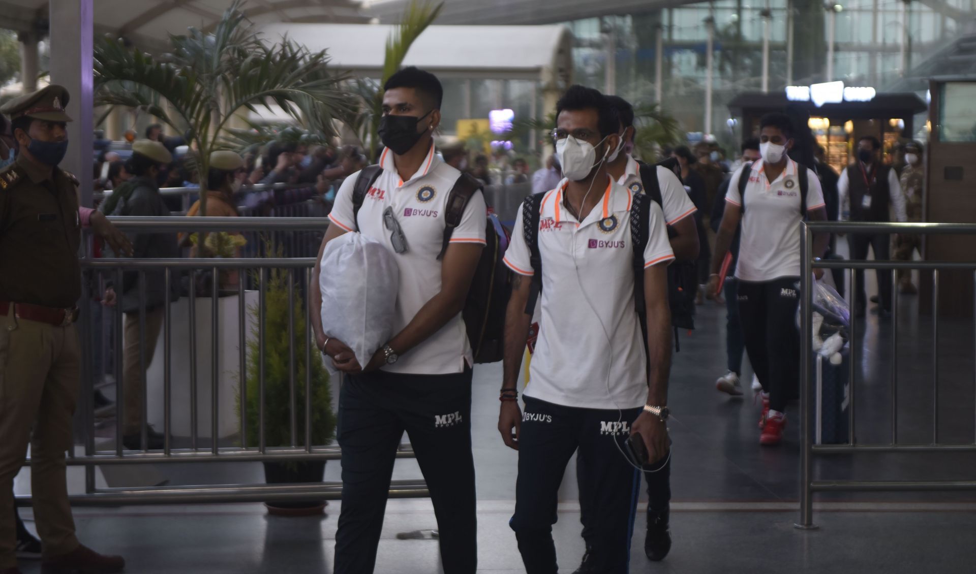 Indian Cricket Players Arrive In Lucknow Ahead Of First T20 Match Against Sri Lanka - Source: Getty