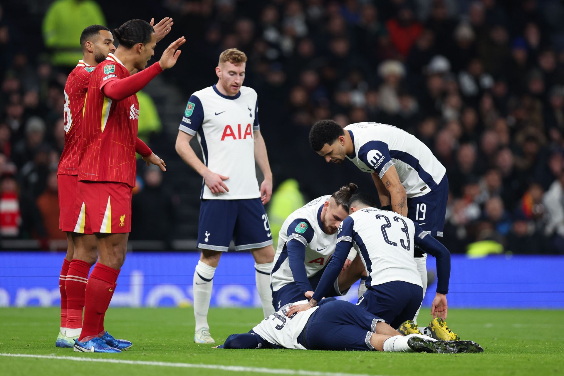 Tottenham Hotspur v Liverpool - Carabao Cup Semi Final First Leg - Source: Getty