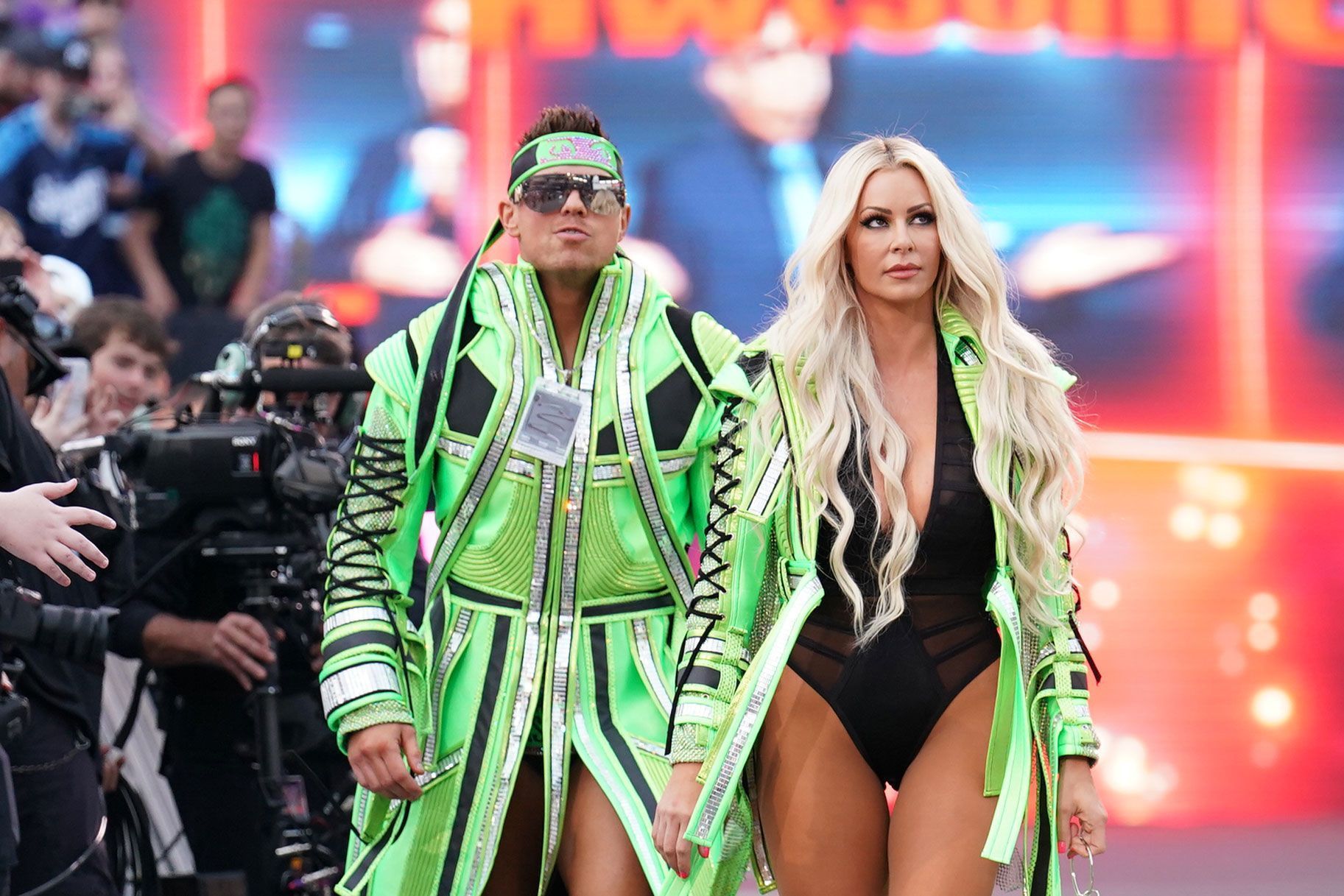 Prayers for Miz and Maryse (image via USA)