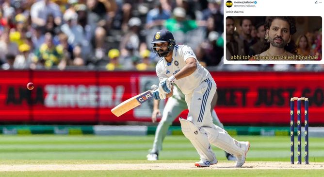 “Abhi toh humein aur zaleel hona hai” – Fans react sarcastically as Rohit Sharma fails again for Mumbai in Ranji Trophy match vs J&K