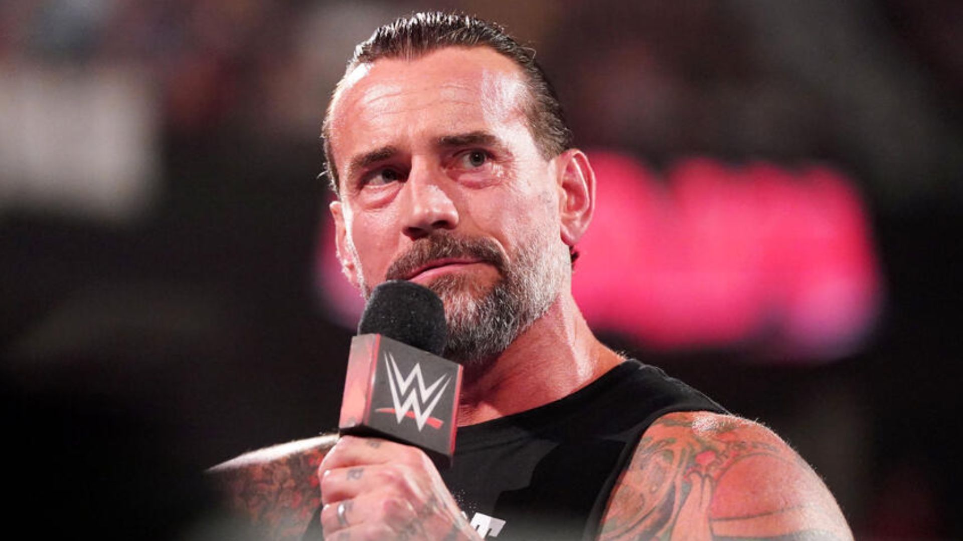 CM Punk performs on RAW [Photo credit: WWE.com]