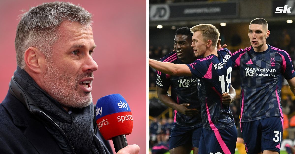 Jamie Carragher (left) and Nottingham Forest (All pics GETTY)