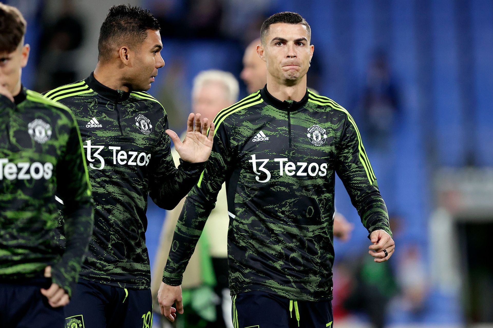 Casemiro and Cristiano Ronaldo