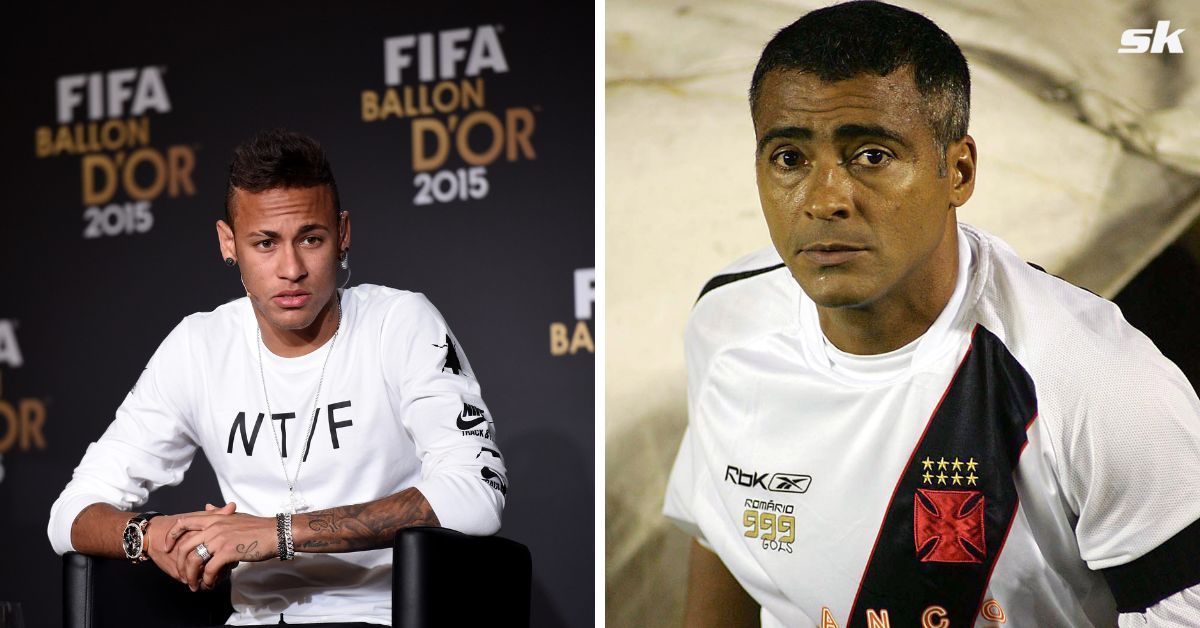 Neymar and Romario (both images via Getty)