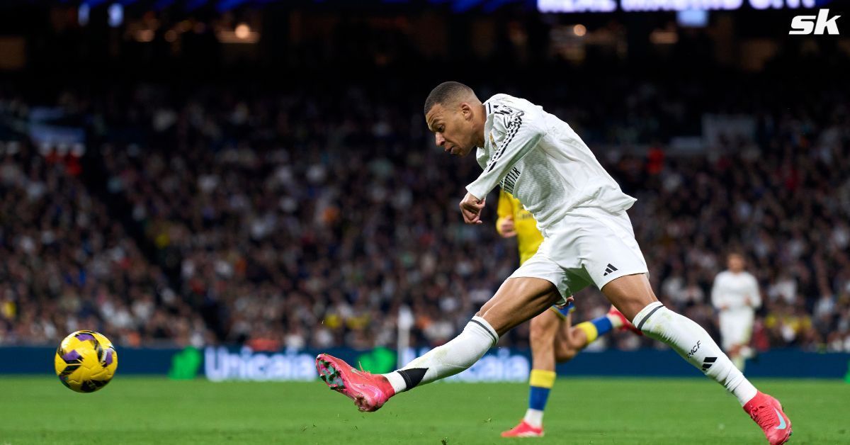 Kylian Mbappe shines for Real Madrid (image via Getty)