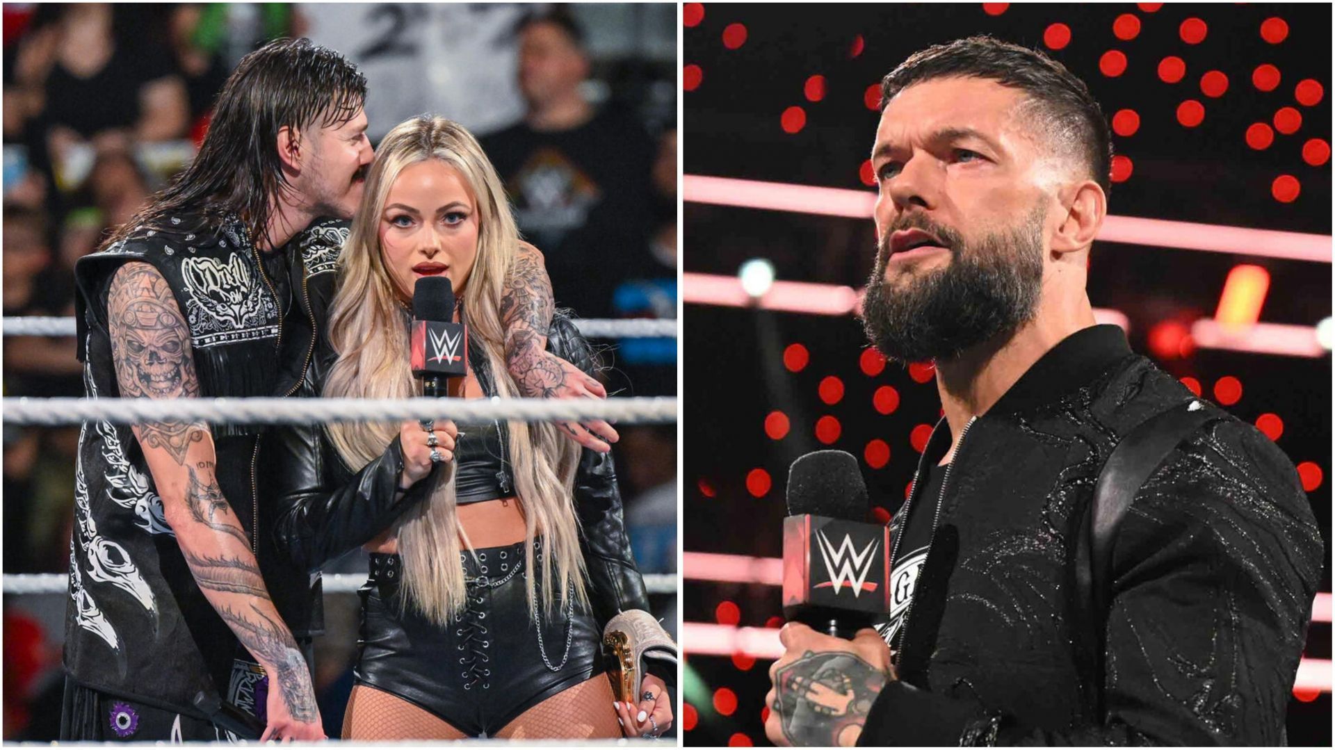 Dominik Mysterio &amp; Liv Morgan and Finn Balor