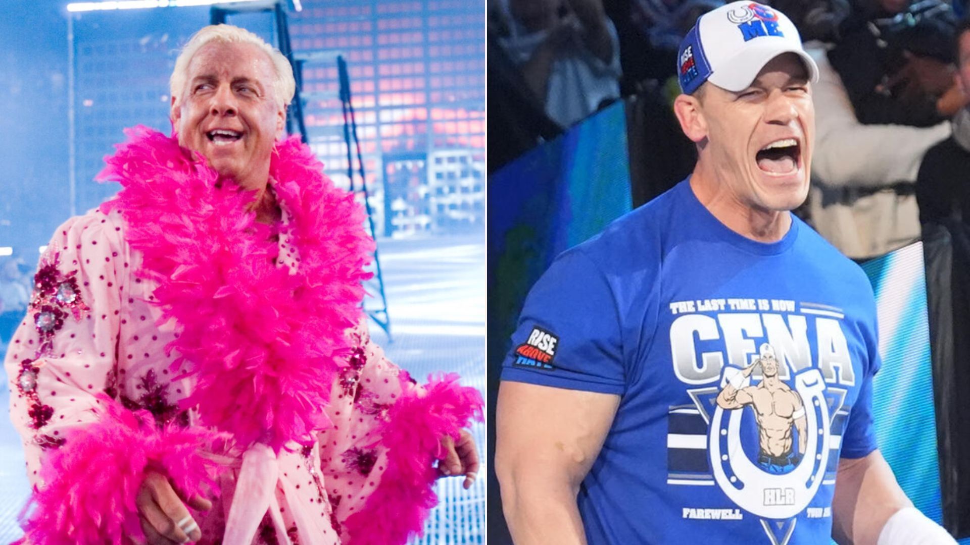 Ric Flair and John Cena (Pictures courtesy: WWE.com)