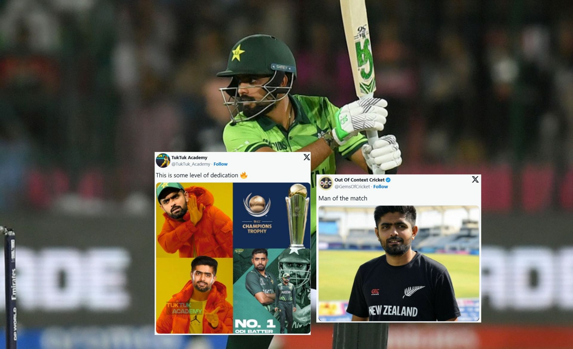 Fans react to Babar Azam