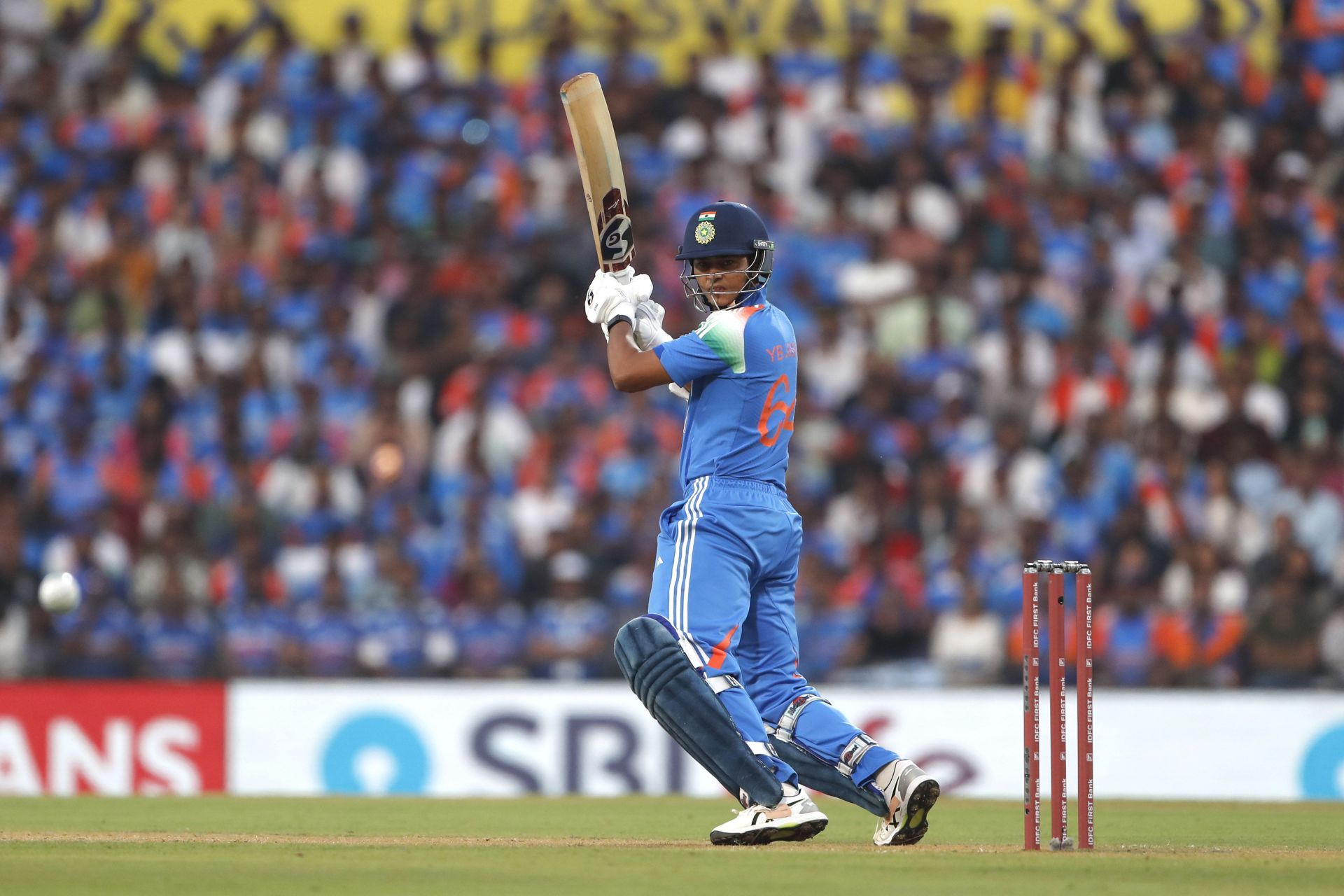 Yashasvi Jaiswal opened with Rohit Sharma in the first ODI against England. [P/C: Getty]