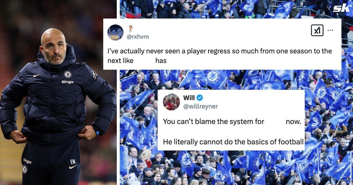 &ldquo;He literally cannot do the basics of football&rdquo; - Fans slam 21-year-old Chelsea star after 2-1 loss to Aston Villa