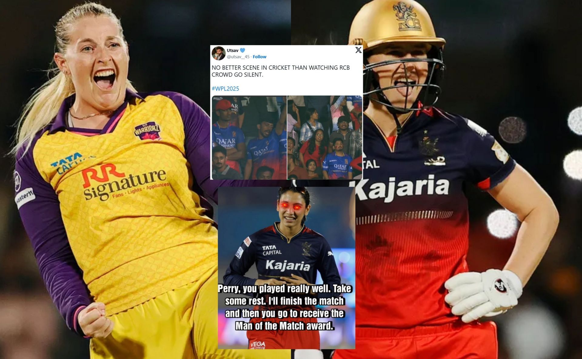 Top funny memes from latest WPL 2025 match. (Images: wplt20.com, @utsav__45/X, Instagram - @virat_ka_chacha)