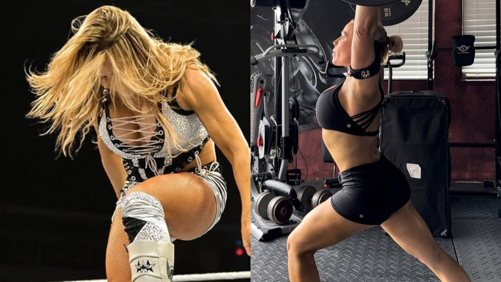 She is former champion in WWE. [Photos via: The star