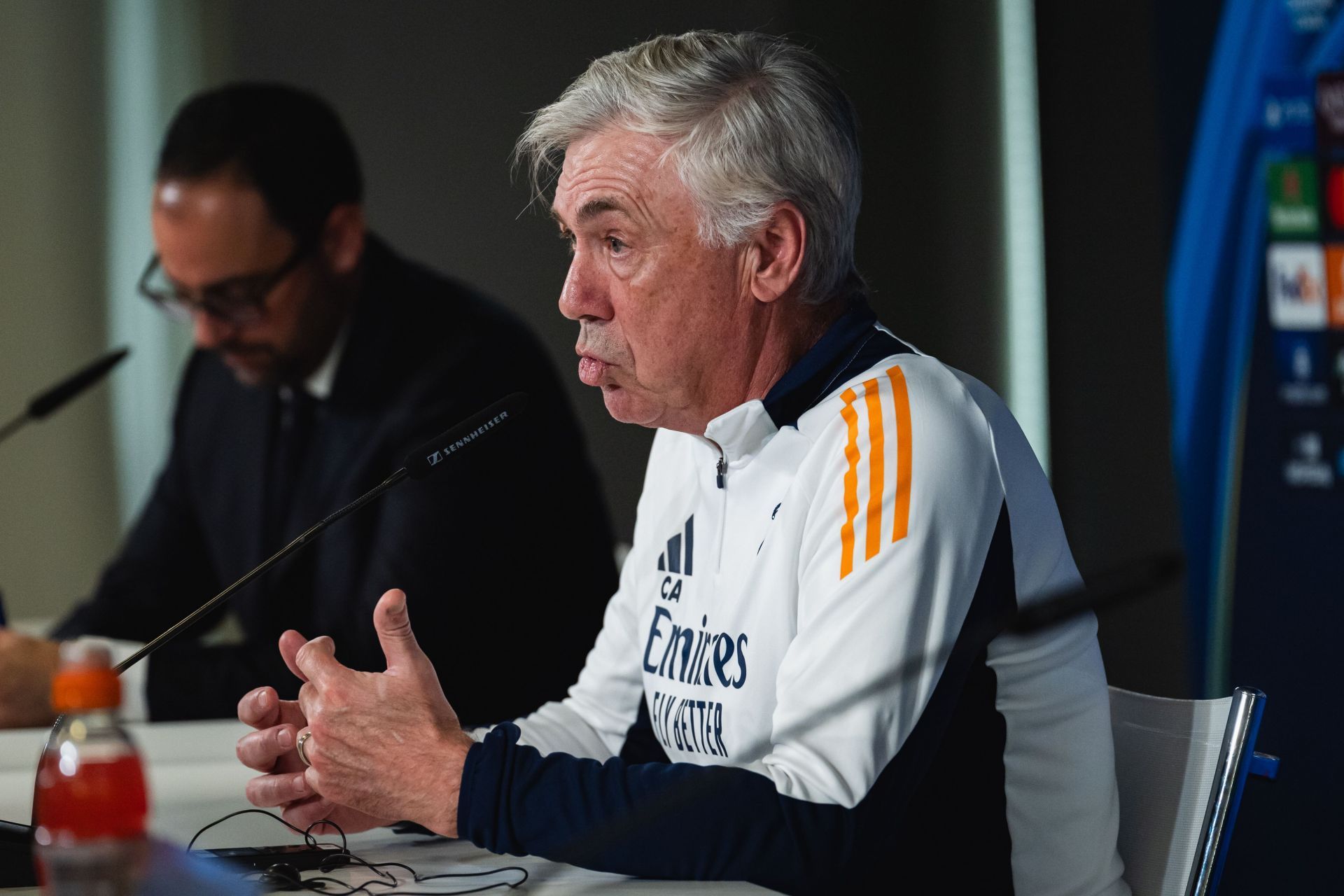 Real Madrid C.F. Training And Press Conference - UEFA Champions League 2024/25 League Knockout Play-off Second Leg - Source: Getty