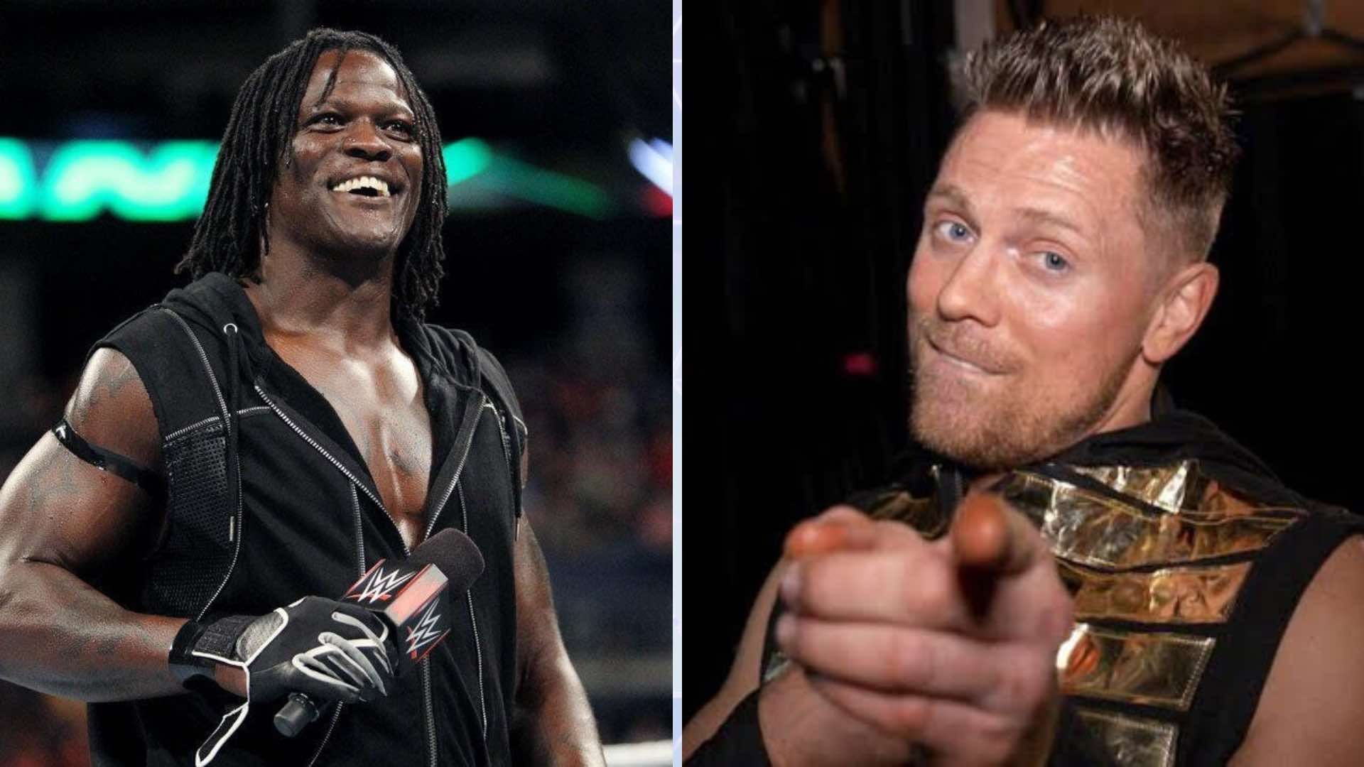 The Miz is trying to get a new tag partner and got some help from R-Truth [Image credits: WWE.com]