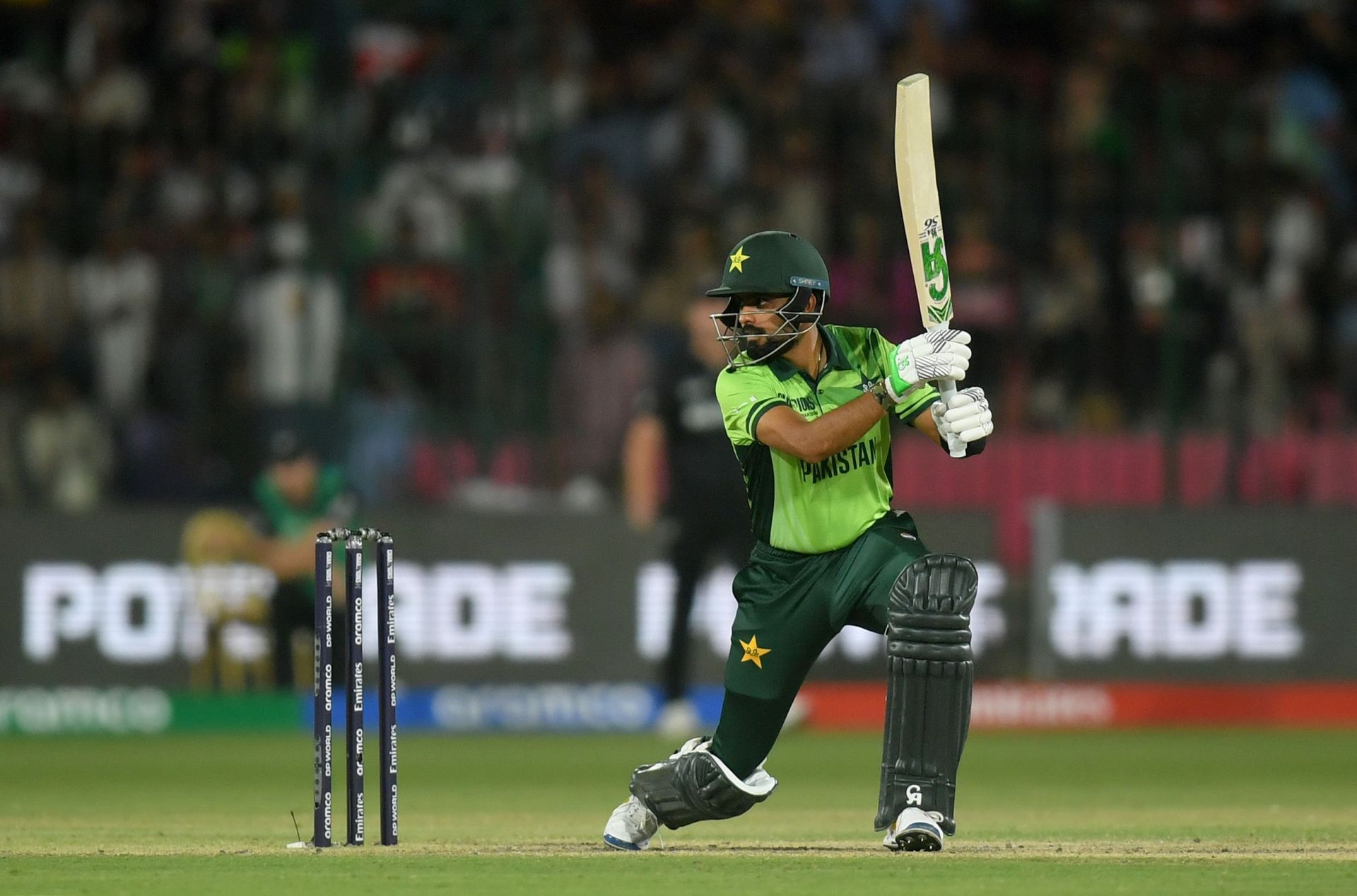 Babar Azam struck six fours and a six during his 64-run knock. [P/C: Getty]