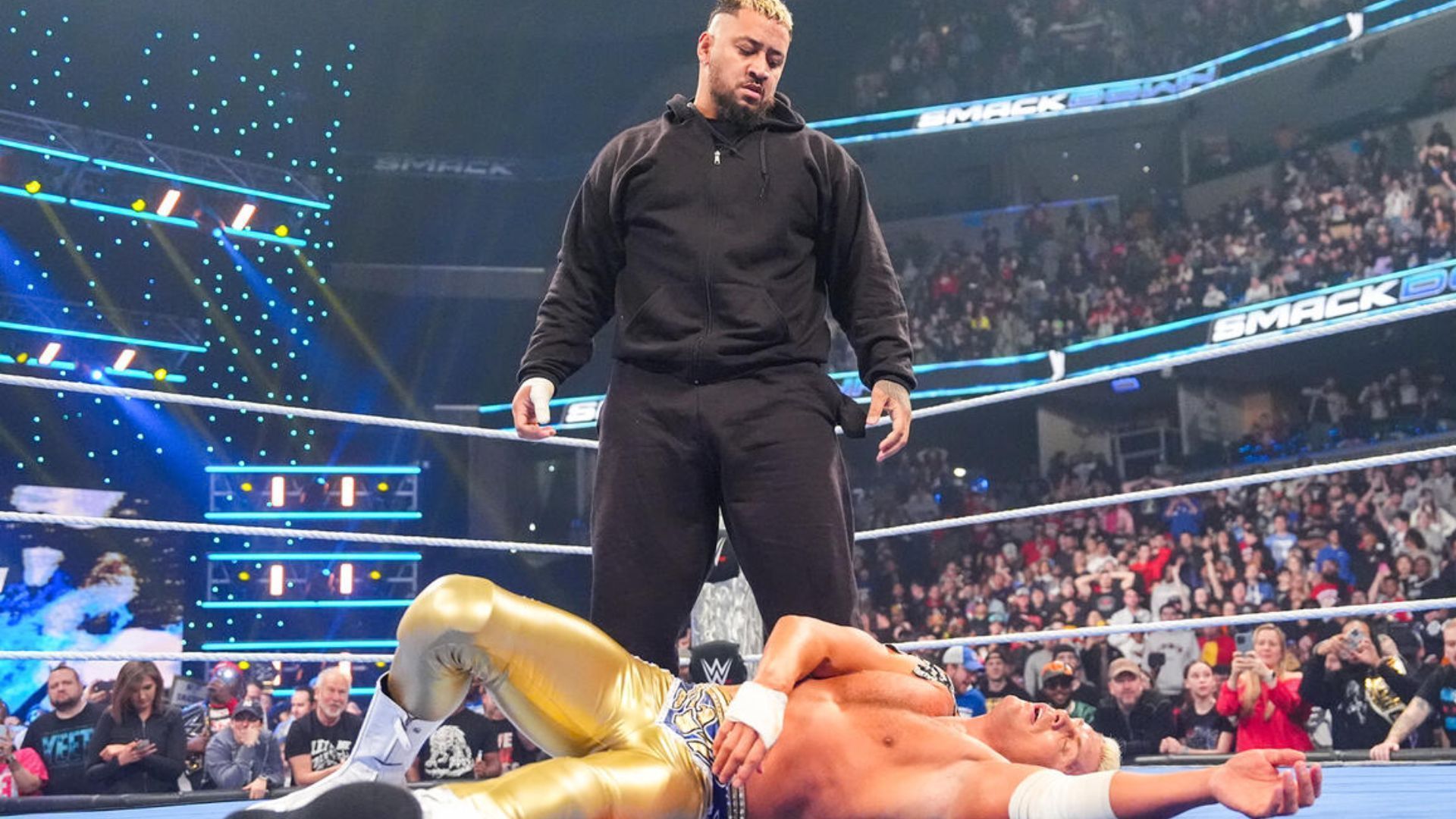 Solo Sikoa returned on SmackDown. (Image credits: WWE.com)