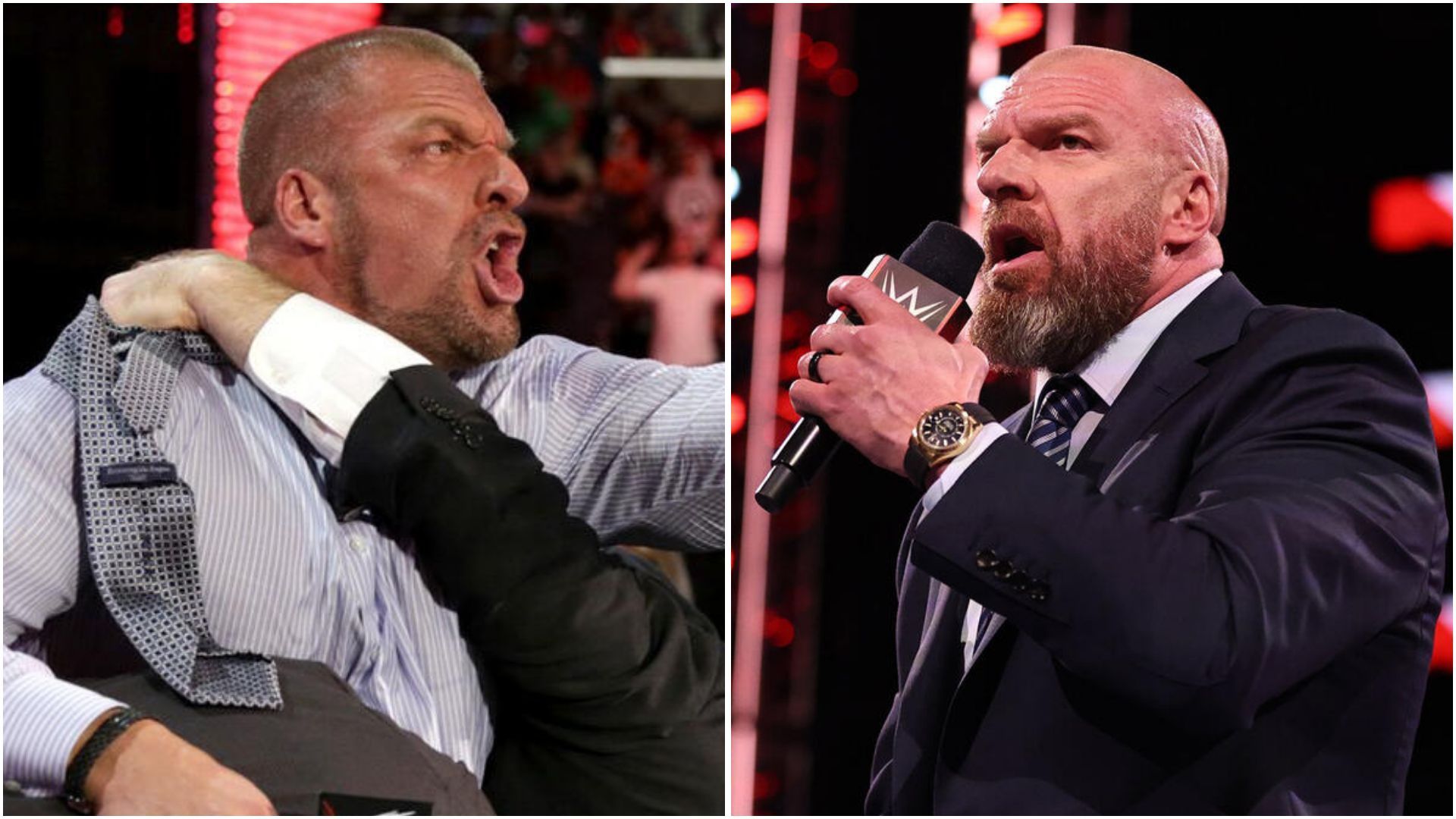 Triple H is in charge of WWE creative. (Photos: WWE.com)