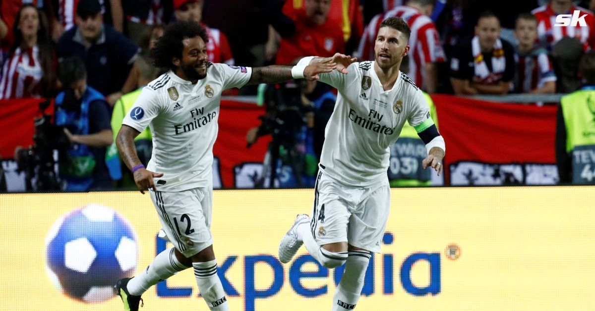 Sergio ramos on Marcelo at Real Madrid