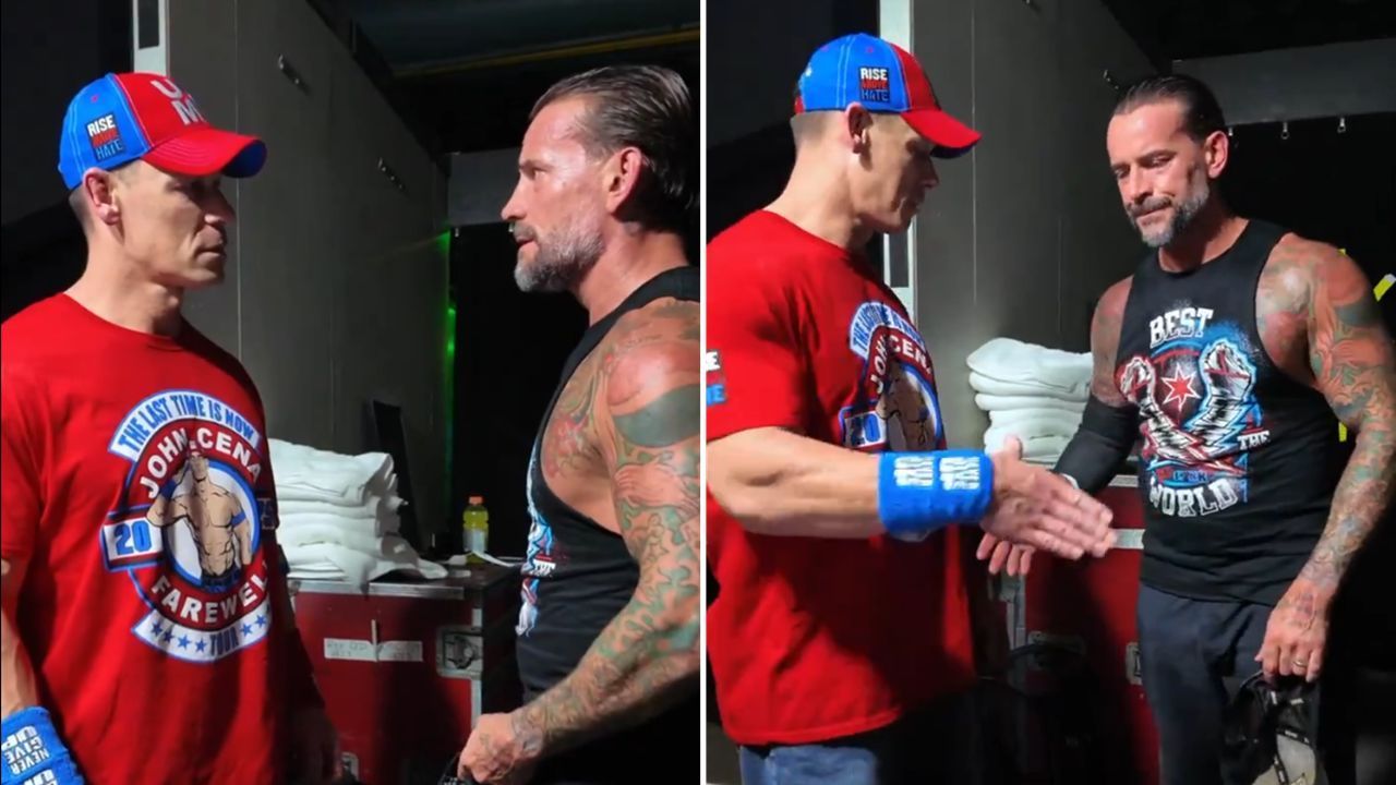 Cena and Punk (via WWE