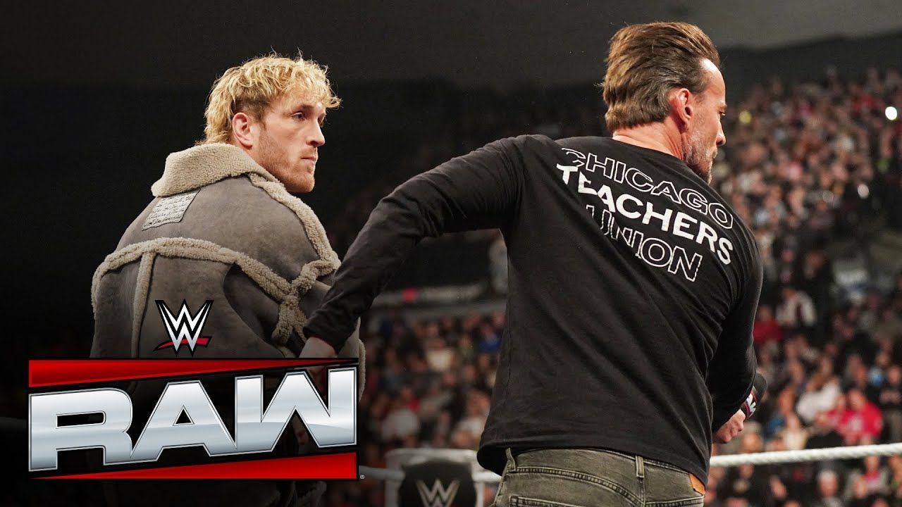 Logan Paul slapped CM Punk on Monday Night RAW (Image courtesy: WWE YouTube page)