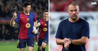 “I make changes when I see fit, and they have to accept it” - Barcelona boss Hansi Flick on Lewandowski being upset with substitution