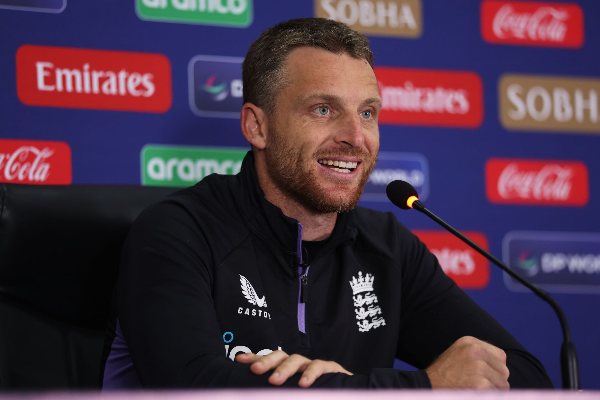 Jos Buttler took a subtle dig at India playing elsewhere to the rest of the teams [Credit: Getty]