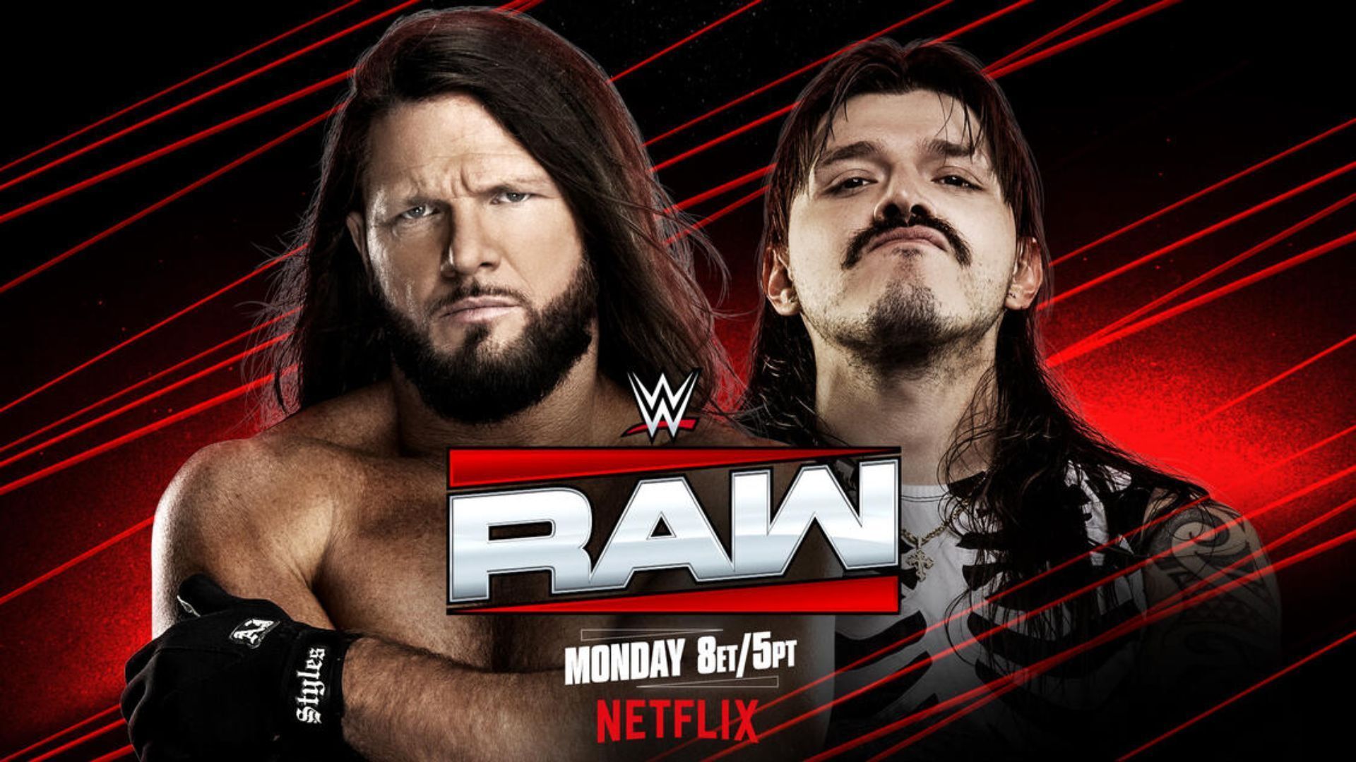 AJ Styles vs. Dominik Mysterio is scheduled for RAW. (Image credits: WWE.com)