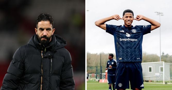 “He’s doing his job” - Ruben Amorim makes feelings clear after Manchester United fans call for Chido Obi-Martin to start ahead of Hojlund and Zirkzee