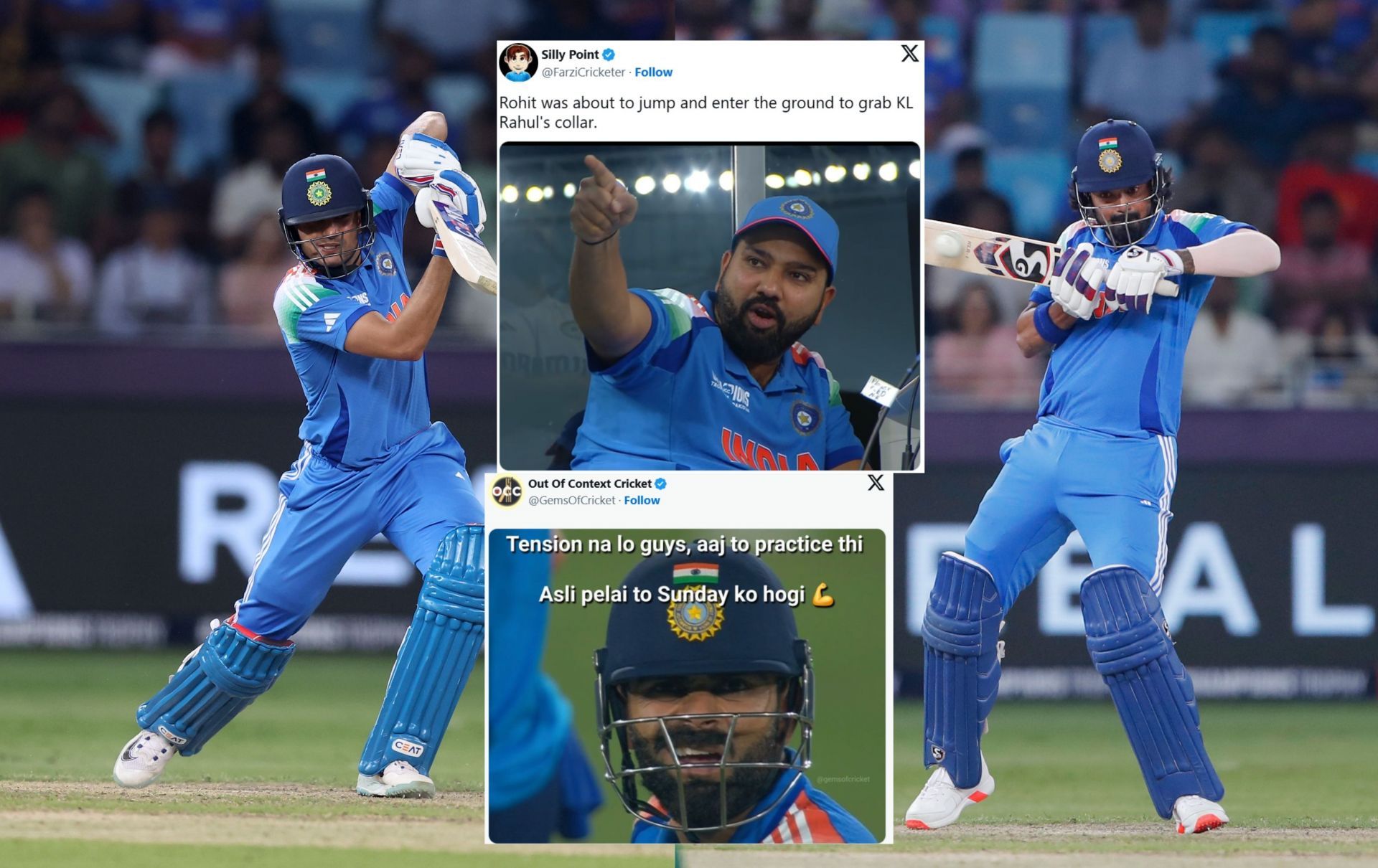 Fans react after India