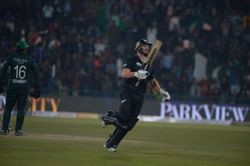 Glenn Phillips almost hits umpire with the bat in frustration after failing to play a shot well during PAK vs NZ CT 2025 opener [Watch]