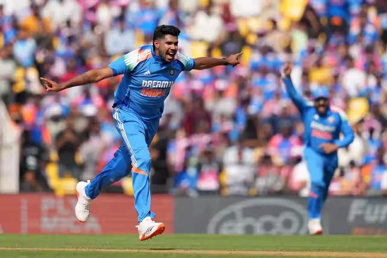 Harshit Rana picked up three wickets in the first ODI against England. [P/C: BCCI]