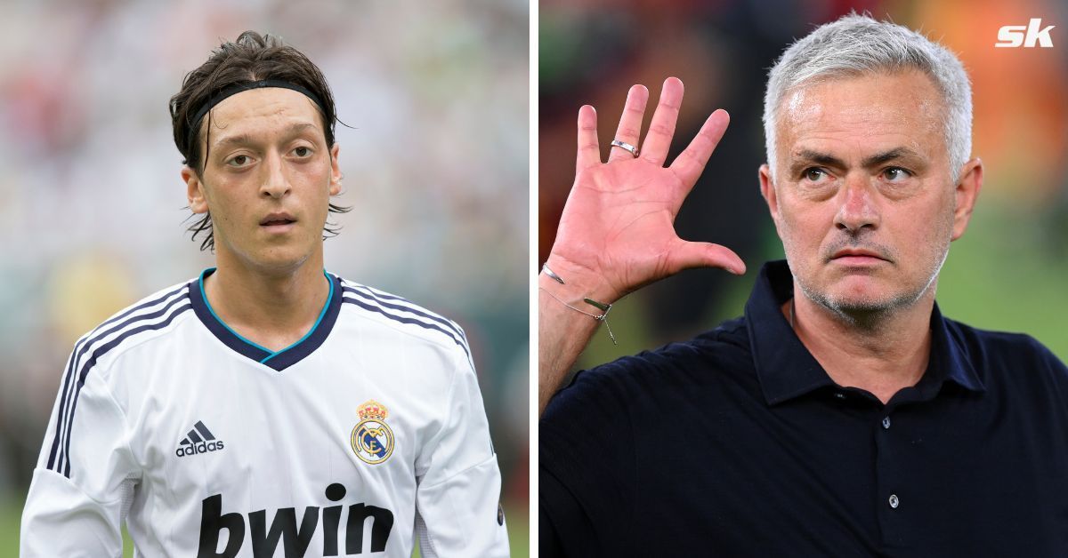 Mesut Ozil (left) &amp; Jose Mourinho (right) - (Image: All images from Getty)