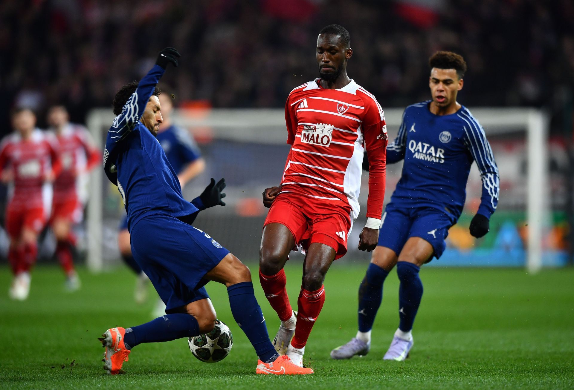 Stade Brestois 29 v Paris Saint-Germain - UEFA Champions League 2024/25 League Knockout Play-off First Leg - Source: Getty