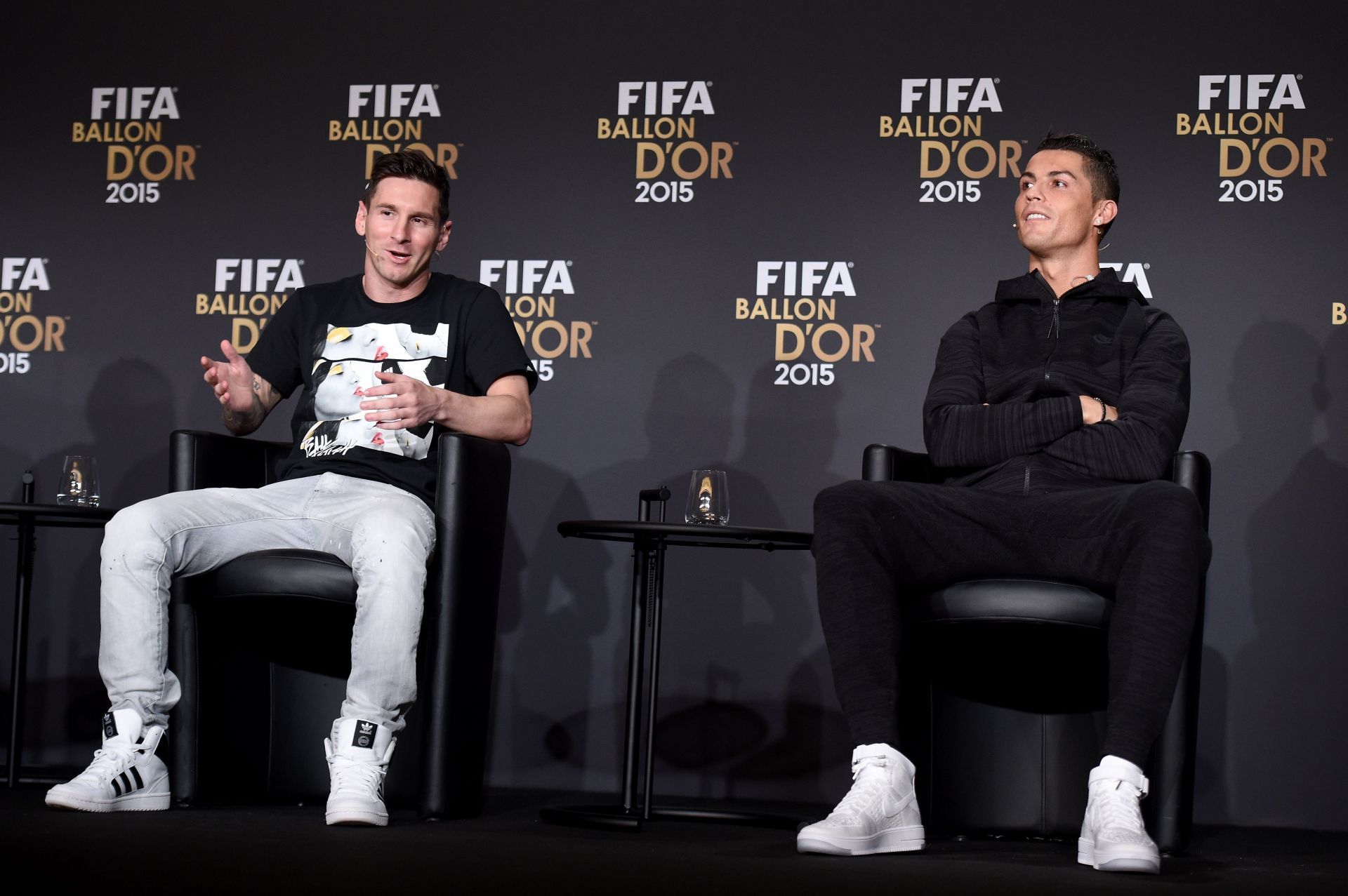 Lionel Messi and Cristiano Ronaldo