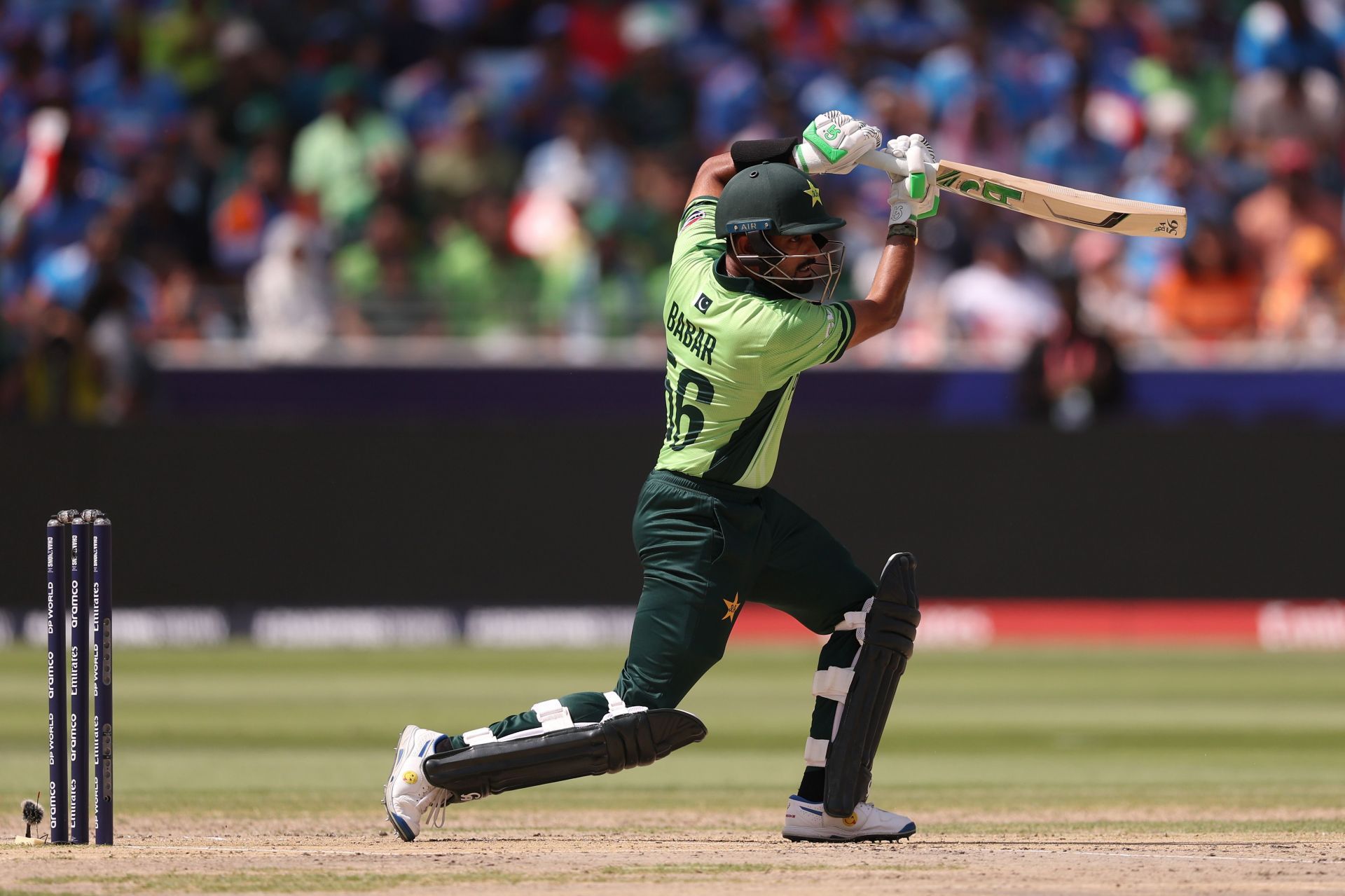 Babar Azam scored 23 runs off 26 deliveries in Pakistan&#039;s 2025 Champions Trophy clash against India. [P/C: Getty]