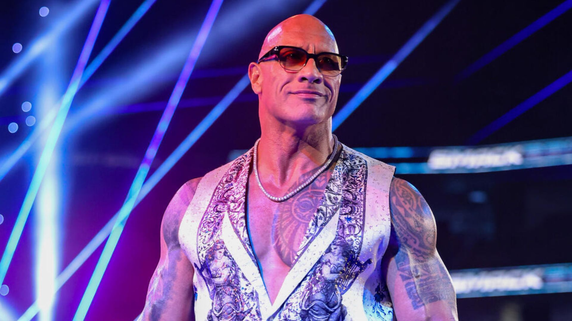 The Rock on Friday Night SmackDown! [Image credit: WWE.com]