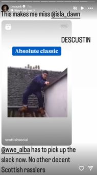 Captura de tela da postagem de CM Punk para o Instagram Stories (Crédito da foto: CM Punk/Instagram)