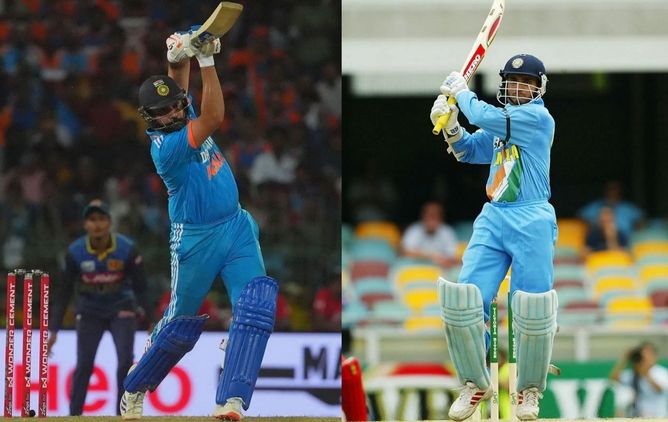 Rohit Sharma vs Sourav Ganguly - comparing their stats in the Champions Trophy
