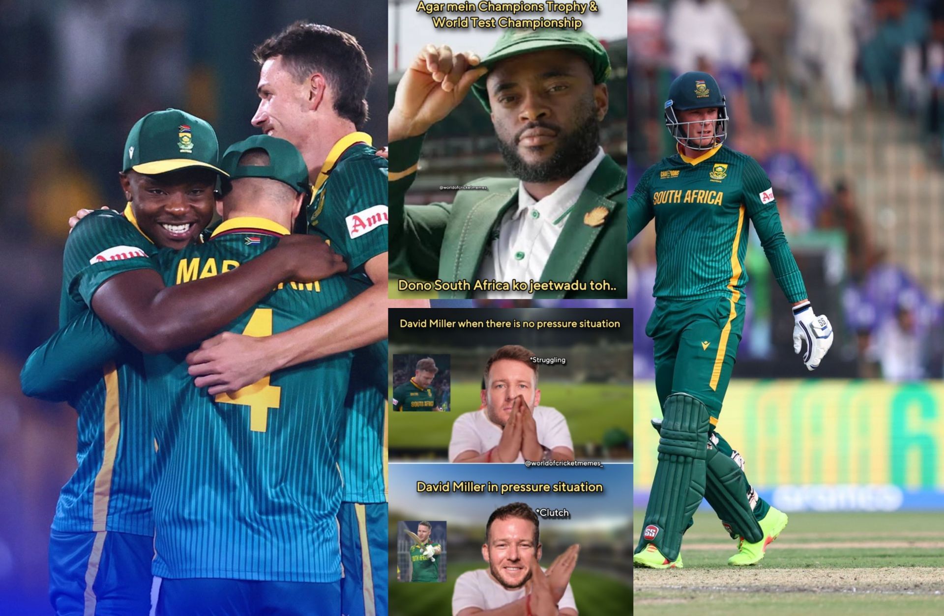 Fans react after South Africa