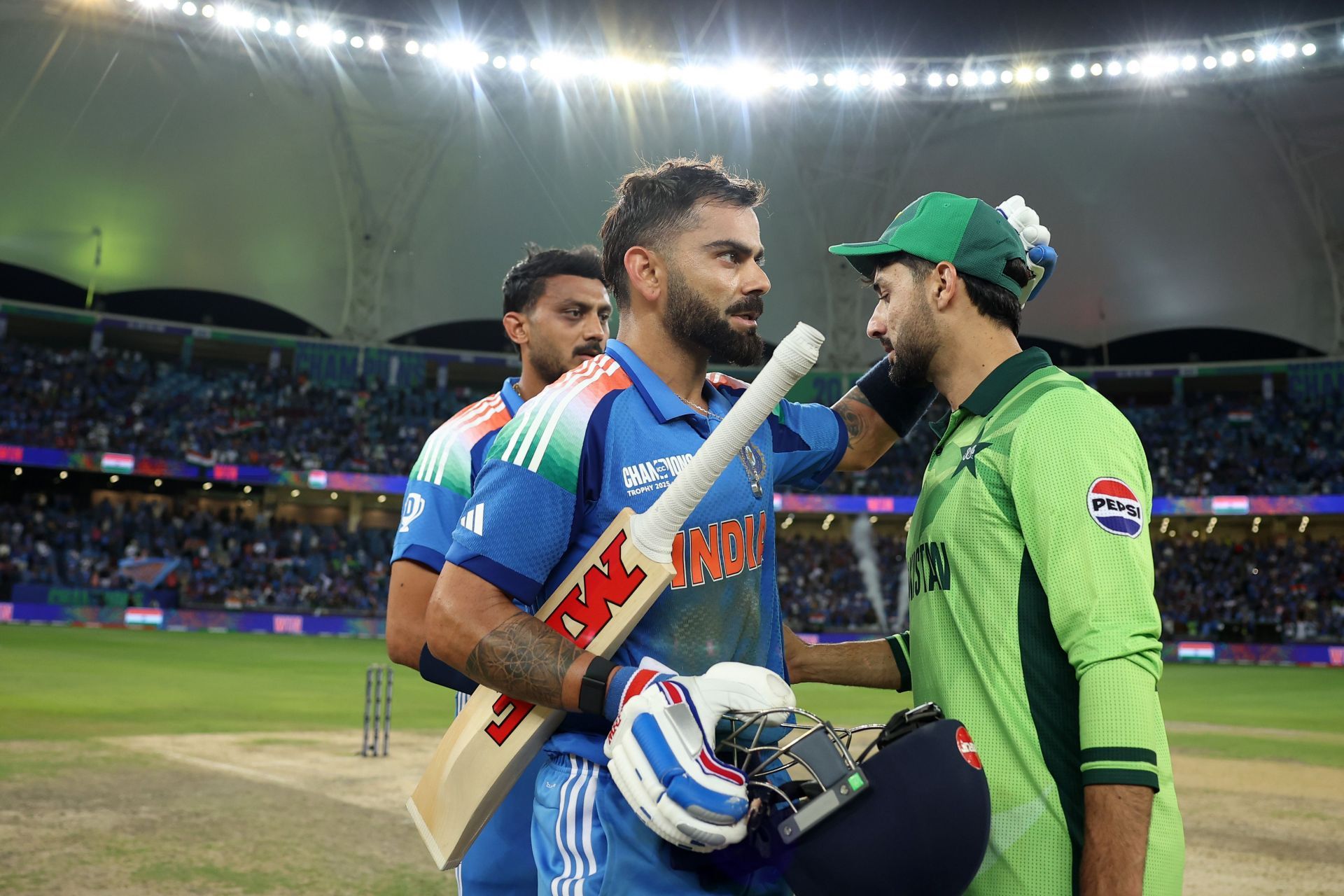 India beat Pakistan by six wickets in a Champions Trophy Group A game on February 23. [P/C: Getty]