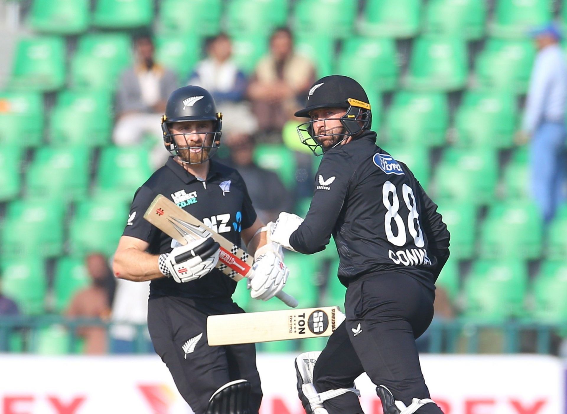 Kane Williamson and Devon Conway. (Credits: Black Caps X)