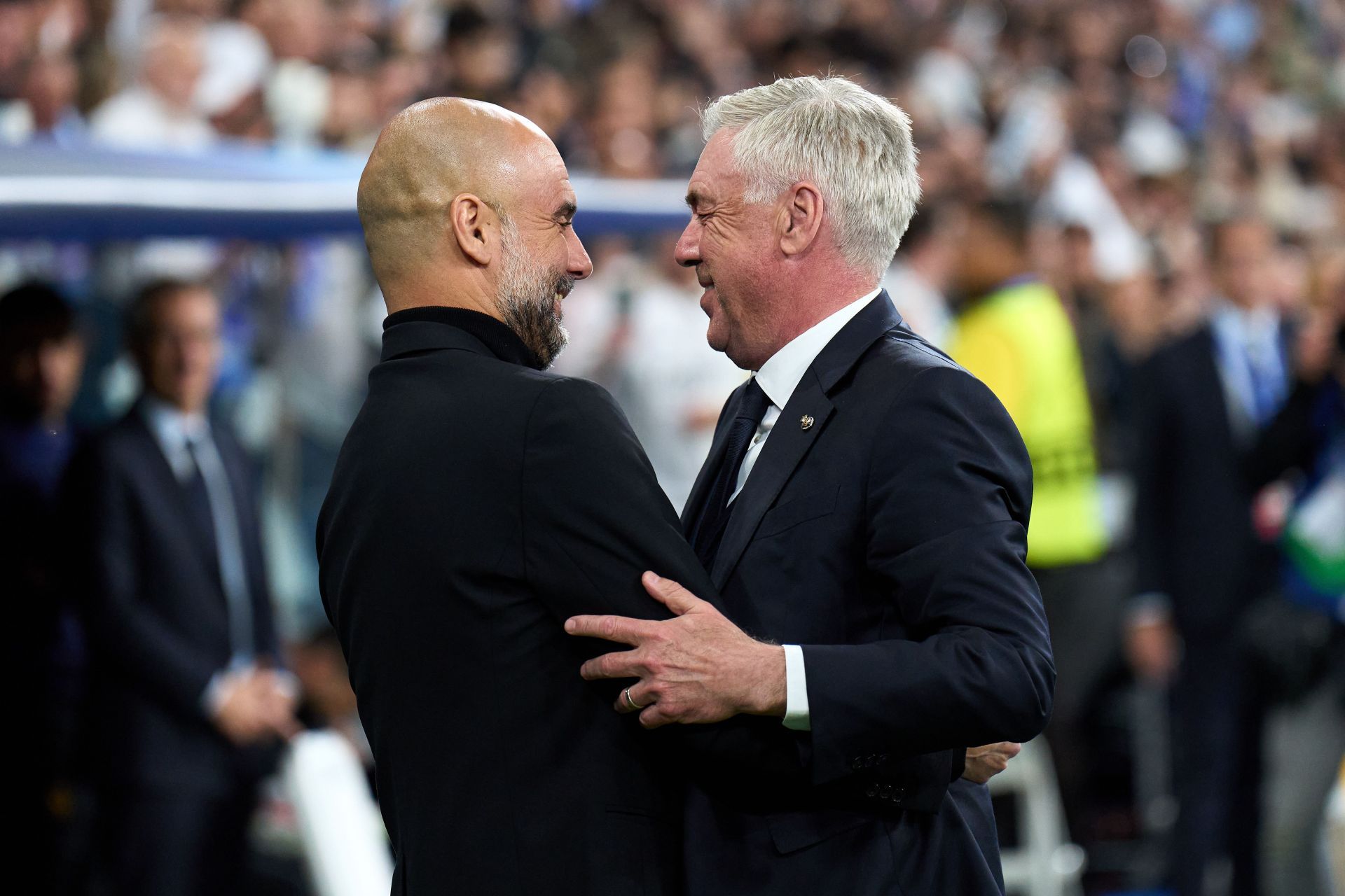 Pep Guardiola and Carlo Ancelotti (L to R) - Source: Getty