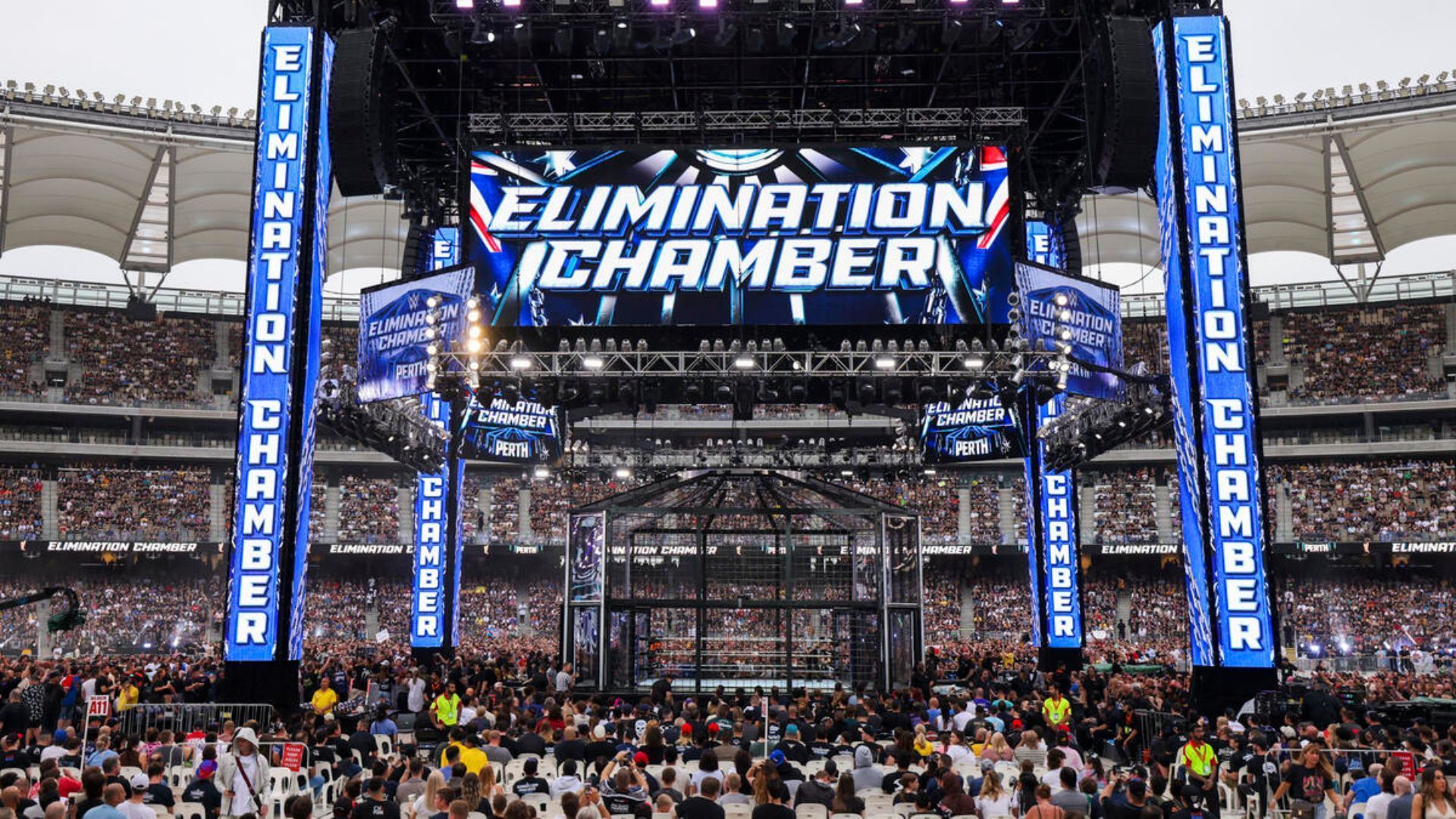 The 2025 WWE Elimination Chamber will take place in Toronto, Canada [Image Credits: WWE.com]