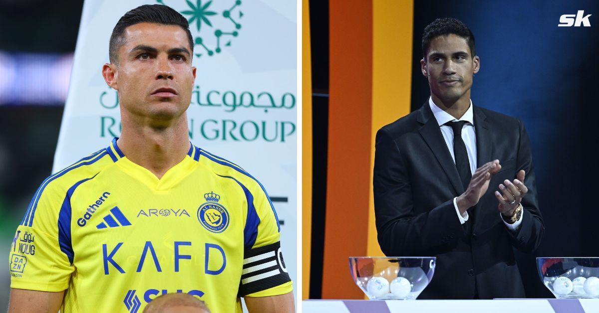 Cristiano Ronaldo (left) and Raphael Varane (right) 