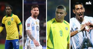 Lionel Messi or Ronaldo Nazario? Ronaldinho or Angel Di Maria? Javier Zanetti picks favorites between Brazil and Argentine legends