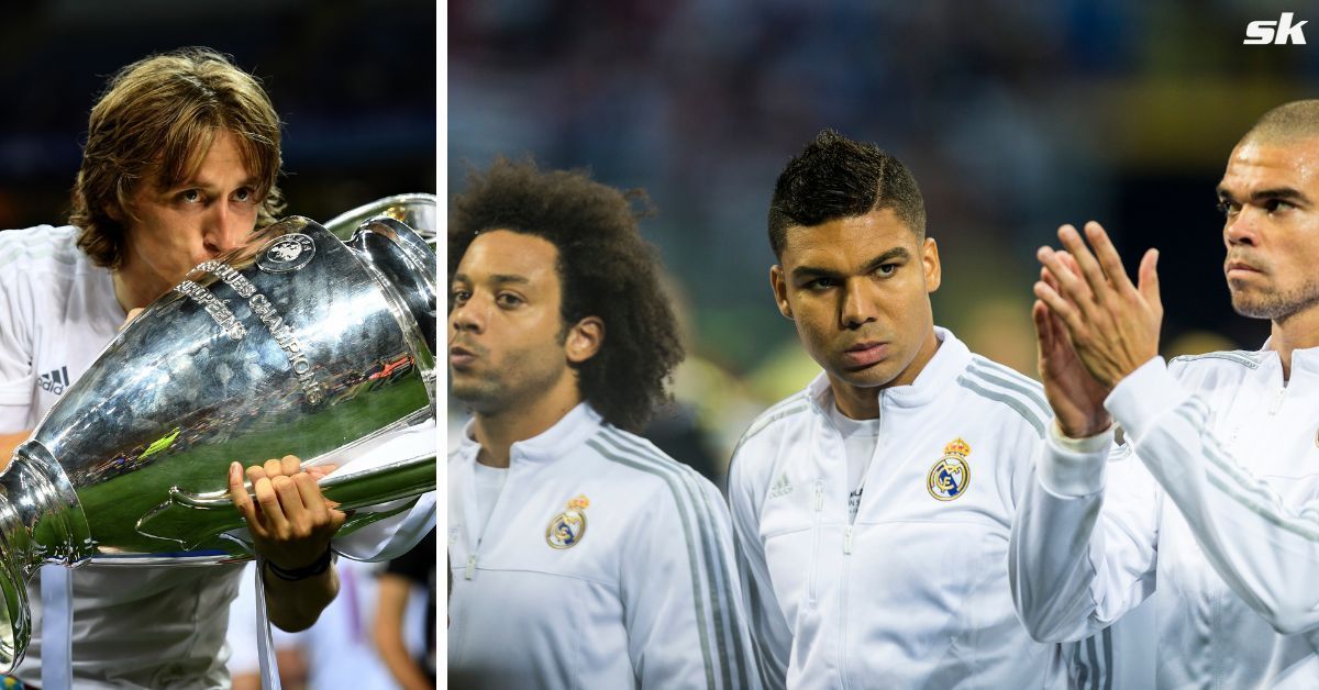 Luka Modric (left) and Casemiro 