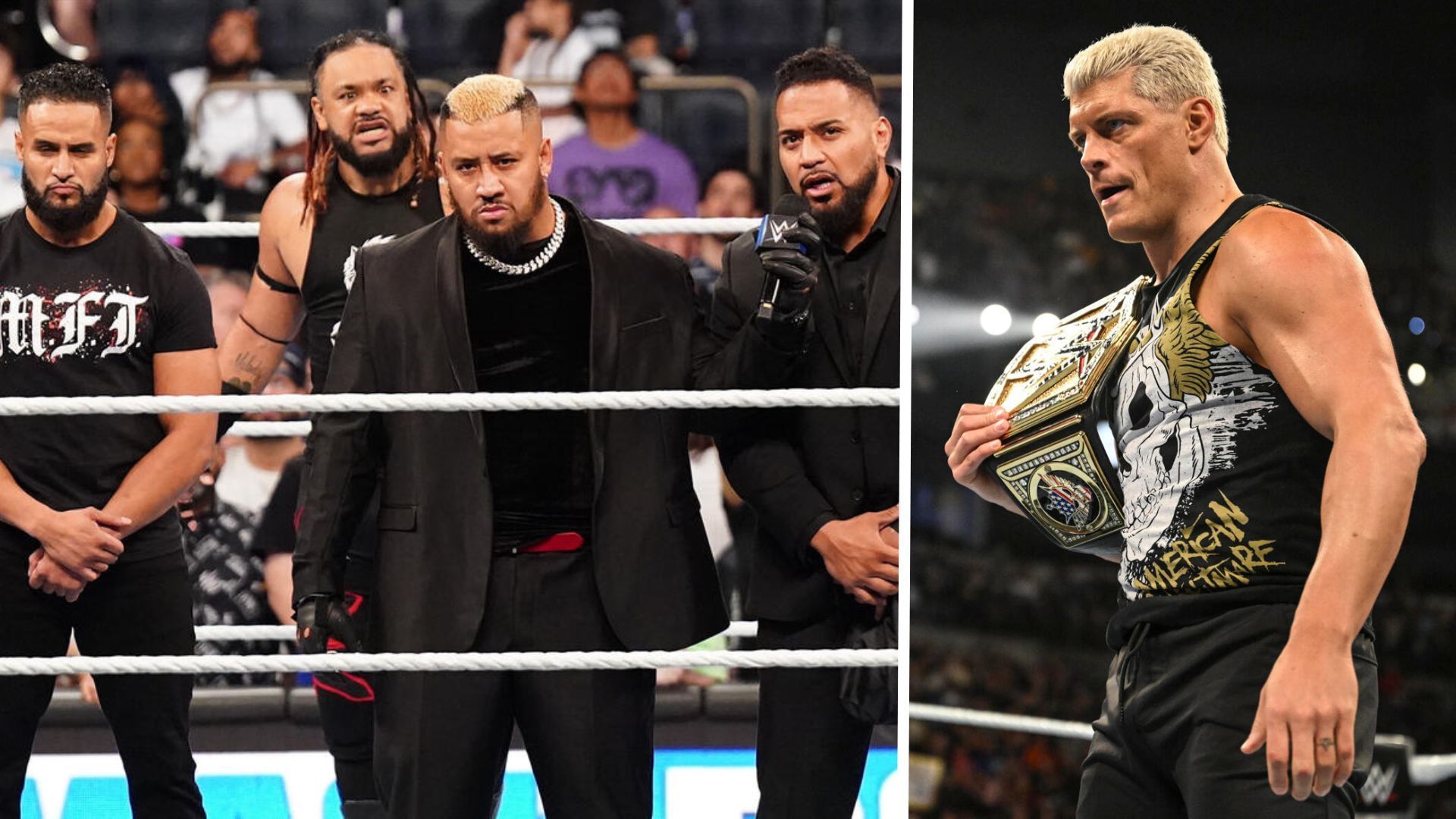 The Bloodline and Cody Rhodes have a long history [Image Credits: WWE.com]