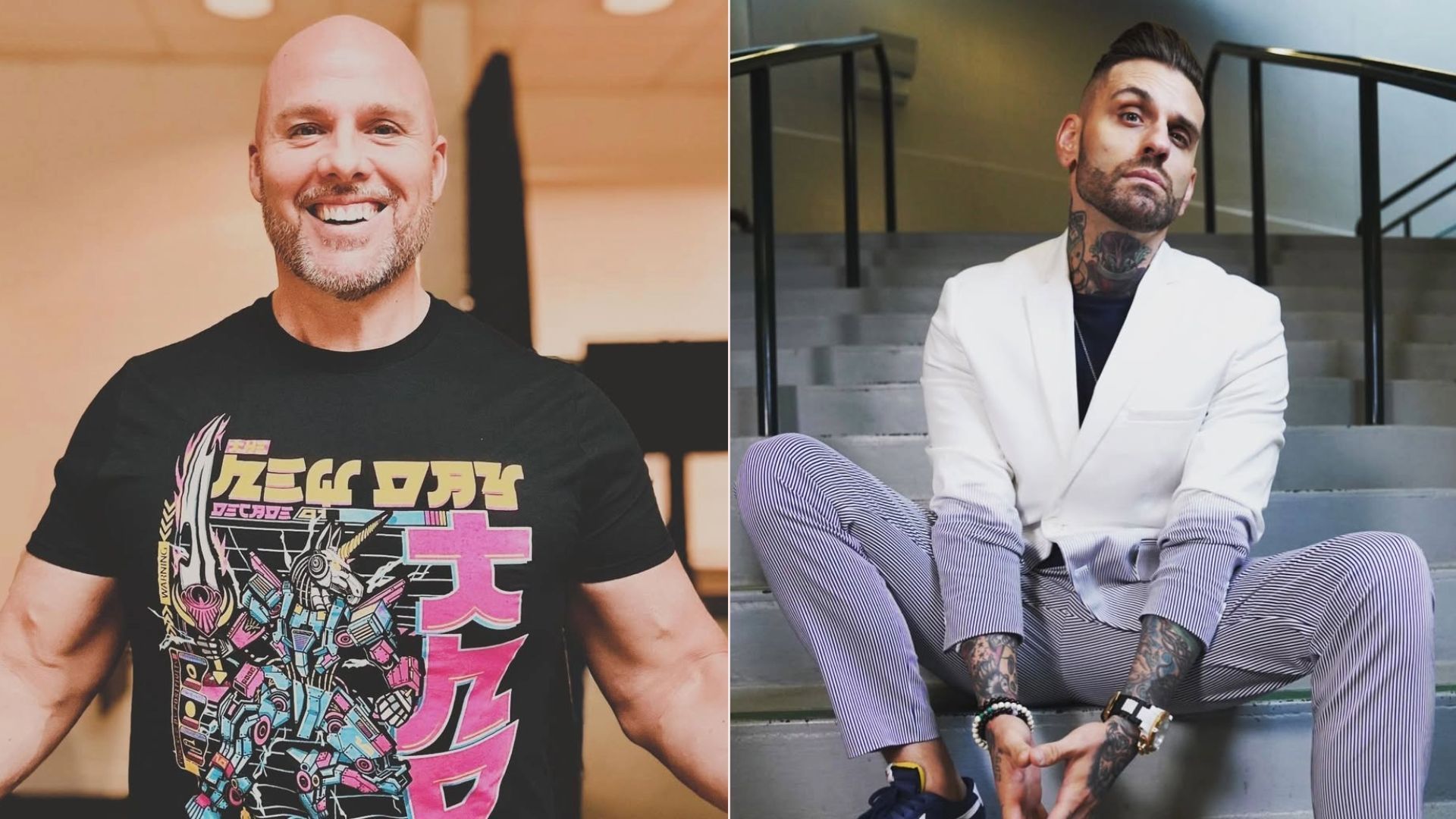 Adam Pearce (left) and Corey Graves (Pictures Courtesy: WWE stars